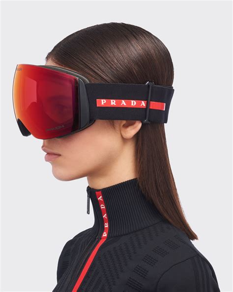 Prada Linea Rossa By Oakley Ski Goggles.